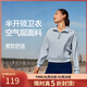 斯凱奇（Skechers）新年禮物衛衣女士2025新品冬季套頭翻領(lǐng)POLO衫長(cháng)袖上衣P425W072