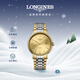 浪琴（LONGINES）瑞士手表 時(shí)尚系列 男士鋼帶機械表 L49222327