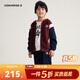 匡威Converse童裝男童連帽衛衣+長(cháng)褲2件套裝秋季新款兒童長(cháng)袖套裝