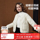 ASK JUNIOR【校服神器】女童羽絨服冬90絨保暖內膽兒童羽絨服 米白色 150 