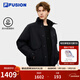 FILA FUSION斐樂(lè )潮牌棉服男2026春新款時(shí)尚休閑寬松保暖夾克外套 正黑色-BK L 175/96A/L