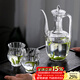 高茗 玻璃仿宋代貴妃茶壺泡茶器綠茶花茶茶具耐高溫高顏值水壺套裝女 仿宋茶壺單壺550ml