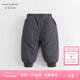 MARC&JANIE【三防加絨】馬克珍妮冬裝男女童夾棉保暖棉褲兒童褲子241539