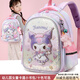 艾欣兒幼兒園書(shū)包女小中大班3至6歲兒童雙肩小背包卡通動(dòng)漫女孩減負護脊 紫色庫洛米+小馬掛件