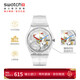 斯沃琪（Swatch）瑞士手表 Clear煥新 Gent 新年禮物男女學(xué)生石英表SO28K100-S06