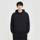 阿迪達斯neo運動(dòng)休閑連帽男裝衛衣IA6894 黑色 XL