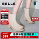 百麗真皮時(shí)裝靴2025冬新彈力短靴瘦瘦靴B1538DD5 元氣米 37