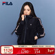 FILA斐樂(lè )官方【楊冪同款】女針織連帽外套26春新簡(jiǎn)約時(shí)尚休閑舒適上衣