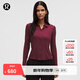 lululemon丨Hold Tight 女士緊身剪裁帶領(lǐng)長(cháng)袖襯衫 LW3IA5S 勃艮第酒紅 M /8