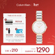 Calvin KleinCK女表永恒系列小閃鉆石英女表25200139送女友新年禮物