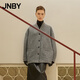 江南布衣（JNBY）【商場(chǎng)同款】25秋新品綿羊毛呢夾克大衣簡(jiǎn)約V領(lǐng)外套女5P9812290 072/中雜灰 XS