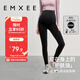 嫚熙（EMXEE）孕婦加厚打底褲秋季新款孕期瑜伽褲孕婦褲托腹褲提臀褲孕婦裝黑色