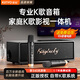 金運（KINYO）【新升級】家庭KTV音響全套設備K歌麥克風(fēng)音箱一體機卡拉ok電視點(diǎn)歌功放機戶(hù)外家用藍牙音箱k3pro