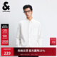 杰克·瓊斯（JACK&JONES） 男裝秋季商務(wù)休閑通勤上班純棉舒適純色寬松長(cháng)袖襯衫225305017