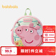 巴拉巴拉【小豬佩奇IP商場(chǎng)同款】?jì)和蓍e包男女童雙肩包時(shí)尚可愛(ài) 粉紅60001 110cm