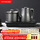 FUNORK全自動(dòng)上水電熱水壺茶臺燒水壺304不銹鋼茶桌茶幾一體機嵌入式電茶壺茶具電茶爐 HL-602清潔款1L