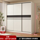 清逸廣東佛山衣柜臥室家用現代簡(jiǎn)約推拉門(mén)大衣櫥收納柜 【三門(mén)】180厘米主柜