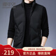 雪中飛（SNOWFLYING）商務(wù)青年休閑男士羽絨馬甲2025冬季新款帥氣輕暖簡(jiǎn)約百搭外穿背心 黑色 2XL 185