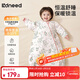 柯斯德尼（kidsneed）嬰兒睡袋秋冬恒溫加厚夾棉寶寶睡袋嬰幼兒睡衣兒童防踢被包腿M碼