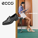 愛(ài)步（ECCO）單鞋女 26年夏季新款百搭休閑復古樂(lè )福鞋女鞋 都市維也納231333 黑色23133301001 38