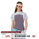 FPA速干7A抗菌涼感運動(dòng)短款短袖 2025夏裝新款圓領(lǐng)國潮修身t恤女 淡紫 M