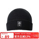 探路者（TOREAD）帽子 秋冬男女通用防風(fēng)保暖彈力針織帽戶(hù)外套頭帽TELLCM90744黑色