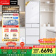 松下（Panasonic）小冰糕387L法式多門(mén)冰箱家用60cm變頻風(fēng)冷無(wú)霜自動(dòng)制冰以舊換新小蠻腰NR-EE40TXB-W【國家補貼】