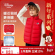迪士尼寶寶（Disney Baby）兒童羽絨馬甲男女童輕薄羽絨服中大童裝新年衣服拜年服 紅色 120