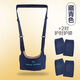 優(yōu)貝艾兒（yobeil）兒童學(xué)步帶嬰幼兒學(xué)走路防摔防勒寶寶安全夏季透氣學(xué)步帶四季通用 丈青色(學(xué)步帶+護肘護膝)