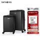 新秀麗（Samsonite）行李箱20英寸+28英寸拉桿箱子母套裝箱旅行密碼箱N(xiāo)X0黑色