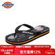 Dickies人字拖男夏季透氣厚底拖鞋休閑百搭夾腳拖 S51黑色 42 