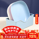 拜杰吐骨盤(pán)吐骨碟水果盤(pán)零食盤(pán)渣盤(pán)干果盤(pán)多用盤(pán)碟混色11件套