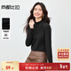 尚都比拉半高領(lǐng)厚款保暖打底衫女冬季寬松顯瘦彈力內搭氣質(zhì)長(cháng)袖針織上衣