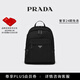 PRADA/普拉達【禮物】Re-Nylon與Saffiano牛皮革雙肩包背包 黑色