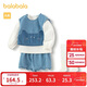 巴拉巴拉兒童套裝女童衣服2025款背心短褲四件套【商場(chǎng)同款】200125104003