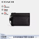蔻馳（COACH）【品牌直供】男士CARRYALL印花手拿包黑灰色CY985新年禮物