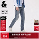 杰克·瓊斯（JACK&JONES）男裝時(shí)尚百搭潮流休閑水洗貓須舒適彈力修身牛仔褲長(cháng)褲225332081 C40淺牛仔藍 29 170 W29/L30