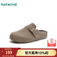 熱風(fēng)（Hotwind）【商場(chǎng)同款】女鞋通勤勃肯鞋春季新款百搭一腳蹬懶人鞋女軟底拖鞋 09灰色(半拖款)H15W25105 37