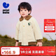 迷你巴拉冬季新款男女童發(fā)熱棉服寶寶厚款保暖復古外出棉衣