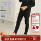 愛(ài)慕兒童保暖內衣男女童A類(lèi)彈性長(cháng)褲中性棉莫秋褲黑長(cháng)褲140