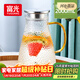 富光 玻璃杯耐熱玻璃涼水壺帶把手大容量家用壺花茶杯子茶壺冷水壺