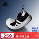 阿迪達斯（adidas）童鞋三葉草兒童春秋款男女?huà)胪浀棕悮ゎ^運動(dòng)鞋IH3504