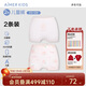 愛(ài)慕兒童內褲女童春莫代爾中腰平角褲2條裝粉底桃子130