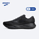 布魯克斯（BROOKS）男子緩震透氣寬楦跑鞋追嵐Adrenaline GTS 24 黑/黑/烏木色 42 