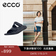 愛(ài)步（ECCO）勃肯鞋女 平底外穿涼拖鞋 軟底運動(dòng)沙灘鞋  科摩206823 HL 黑色20682301001 36