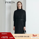 PORTS 女裝長(cháng)袖中長(cháng)連衣裙LL9D148LFF112 BLACK CHECK 4