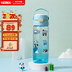膳魔師（THERMOS）兒童水杯tritan直飲杯男女小學(xué)生開(kāi)學(xué)必備小熊貓塑料水壺600ml藍
