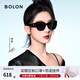 BOLON暴龍眼鏡楊紫同款寬腿貓眼太陽(yáng)鏡偏光鏡墨鏡女遮陽(yáng)防紫外線(xiàn)BL3189 C10-酷感黑