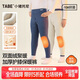 小豬托尼胖男童保暖褲兒童加絨打底褲秋冬兒童加厚秋褲青少年校服神器內搭