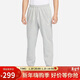 耐克（NIKE）男運動(dòng)褲 春秋針織束腳休閑褲 舒適衛褲 CK6366-063 麻灰 2XL